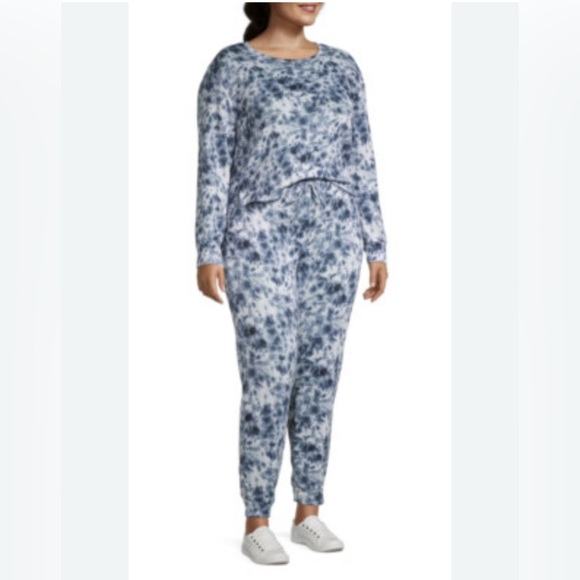 Catherine Malandrino Other - Catherine Malandrino Women’s Sz XL Tie Dye 2 Piece Jogger PJ Loungewear Set NWT